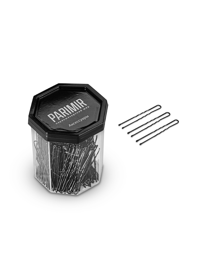 Шпильки волна Parimir PRSPIV03 350 шт 50 мм Черный
