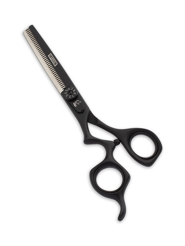 Ножницы филировочные для левши Mustang Professional NP-03LX Черный 6,0 дюймов