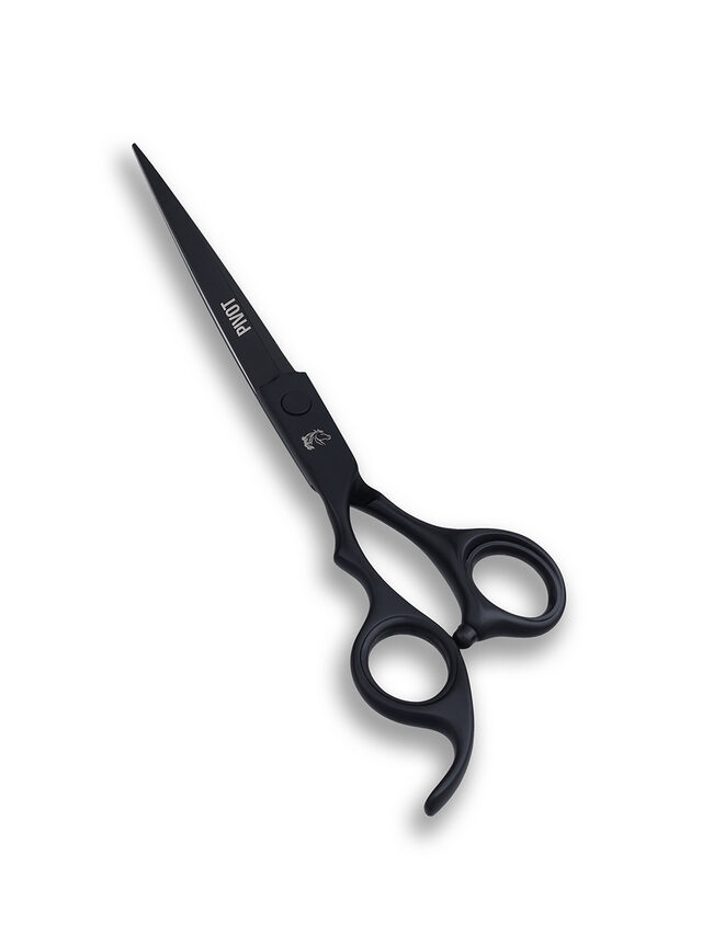 Ножницы прямые для левшей Mustang Professional PIVOT NP018 Черный 7,0 дюйм